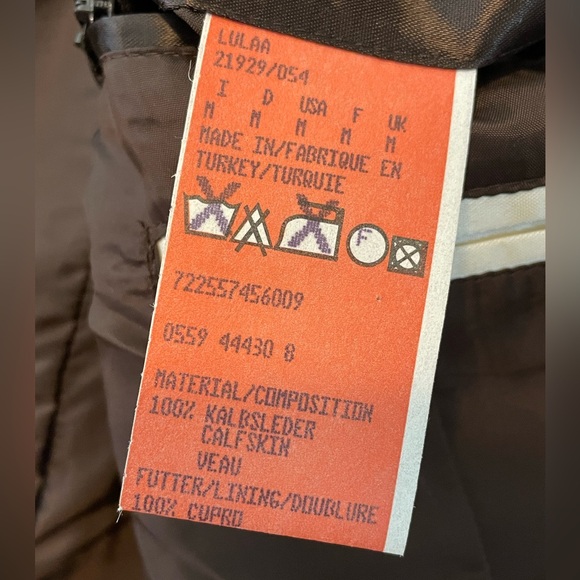 Hugo Boss Leather Jacket - Dark Brown Women’s Medium - Picture 10 of 10